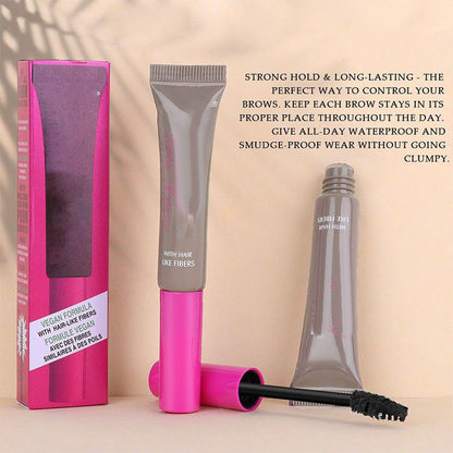 ⏳LAST DAY BUY 1 GET 1 FREE!!🔥 Fast Tinted Eyebrow Gel with Fibres – Waterproof, Smudge-Proof Brow Definer for Natural Volume✨