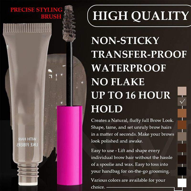 ⏳LAST DAY BUY 1 GET 1 FREE!!🔥 Fast Tinted Eyebrow Gel with Fibres – Waterproof, Smudge-Proof Brow Definer for Natural Volume✨